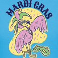 thumbnail image 3 of CafePress - Mardi Gras Flamingo T Shirt - Women's Traditional Fit Dark T-Shirt, 3 of 4