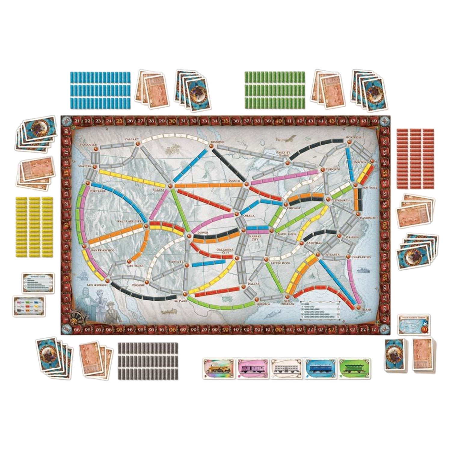 Ticket to Ride Strategy Board Game for Ages 8 and up, from Asmodee