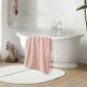 thumbnail image 3 of Toalla de baño de terciopelo con estampado de tiras, grande, absorbente, de secado rápido, para adultos, suave y afelpada, ideal para el hogar, spa y playa. Aestivo | Rosa | AESTIVO, 3 of 7