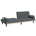 thumbnail image 5 of vidaXL Sofa Bed with Armrests Dark Grey Fabric, 5 of 5