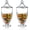 2pcs-B, variant on 2 Pack 26oz Glass Candy Jars with Clear Decorative Storage Jar for Candy Cookies Wedding Party Favors(9.3 * 4.3inch)
