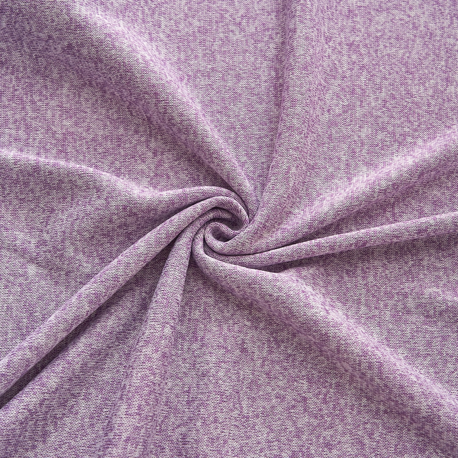 JML Knit Blanket Queen 3 Piece (90"x90") with 2 Shams - Soft Jersey Blanket, Purple/White