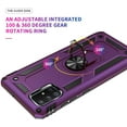 thumbnail image 4 of Samsung A71 5G Case,Galaxy A71 5G Case,  Grade Heavy Duty Protection Phone Case Cover with HD Screen Protector  Ring Kickstand for Samsung Galaxy A71 5G (Purple), 4 of 14