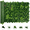 Greenery 1, variant on Artificial Grass Wall Boxwood Panels: 40" x 40" (11.5 sqft) Greenery Ivy Privacy Fence Faux Backdrop with UV Protection Vine Leaf Hedge for Garden Covering Privacy, Home Decor