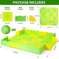 thumbnail image 2 of Foam Play Mat with Fence, 36 Pack Square Interlocking Puzzle Floor Mat, Puzzle Playmat Floor Mat for Playroom and Indoor Activity Areas, 2 of 6