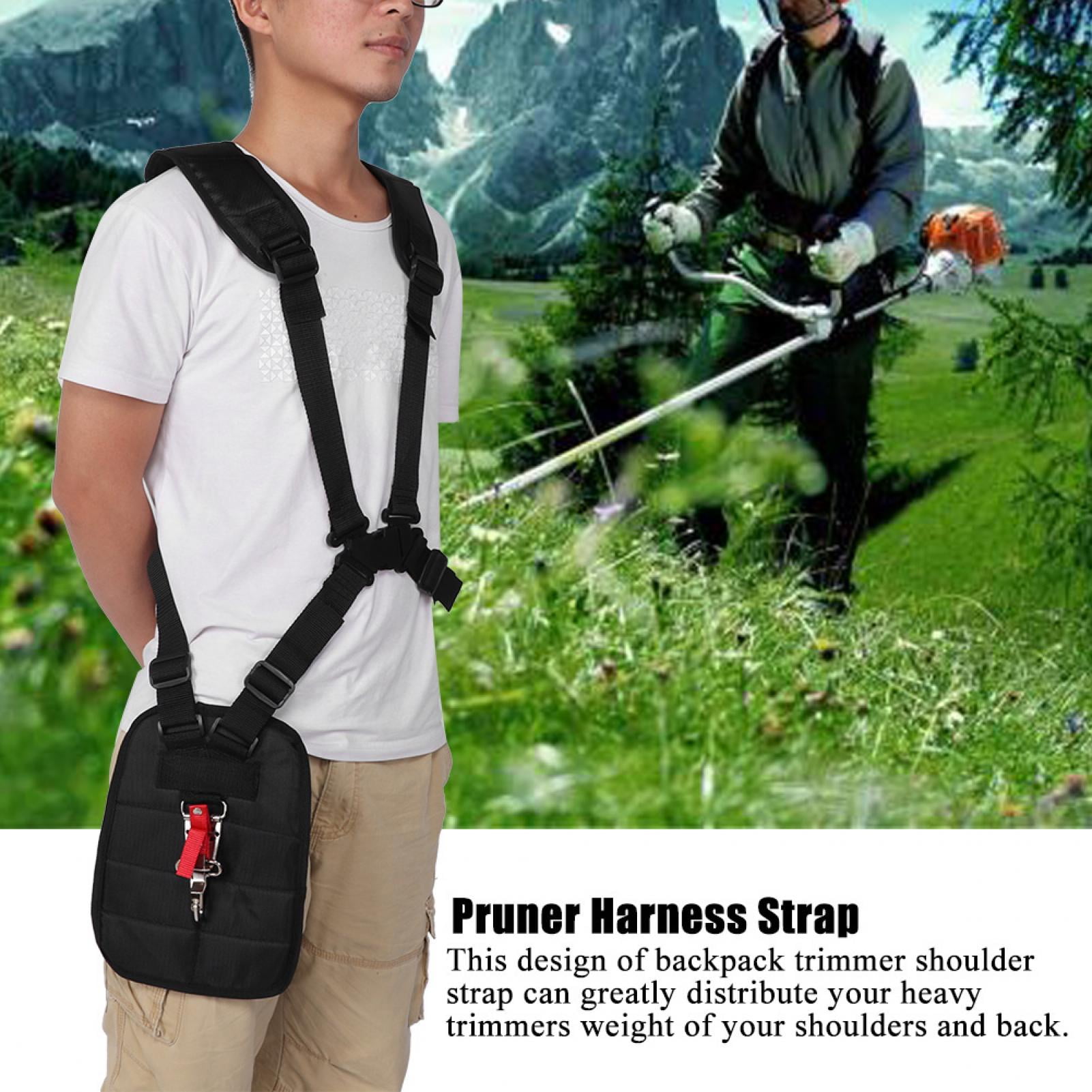 Double Shoulder Harness Strap Adjustable Garden Brush Cutter Lawn Strimmer Nylon Padded Shoulder Belt for Trimmers Brushcutters Brush Saw Chainsaw Lawn Mower Walmart
