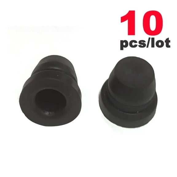 Acaige 10pcs Brake Pump Caliper Exhaust Screw Dust Cover Rubber Disc Brake Pump Waterproof Cap for Scooter Motorcycle