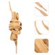 thumbnail image 1 of DEEPCRAFF 1Par Cordones Planos Encerados De Marrón Para Casuales Y Sneakers, 1 of 8
