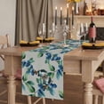 thumbnail image 2 of Table Runners 72 Inches Long Dress Scarves, Blueberry Spring Leaves Farmhouse Kitchen/Dining Table Runner, Coffee Tablerunners, Grey Botanical Branches 16x72 Inch, 2 of 9