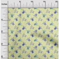 thumbnail image 2 of oneOone Velvet Medium Yellow Fabric Ocean Turtles Craft Projects Decor Fabric Printed By The Yard 58 Inch Wide, 2 of 4