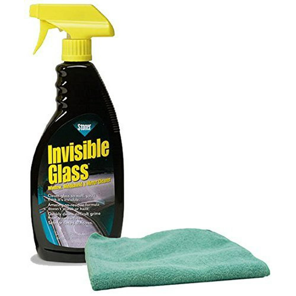 Stoner Invisible Glass Cleaner Spray (22oz.), Bundles with a Microfiber
