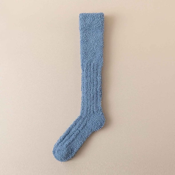 Calcetines para mujer, pantuflas, calcetines de invierno cálidos con forro polar, calcetines acogedores, suaves, gruesos y peludos, calcetines navideños para mujer