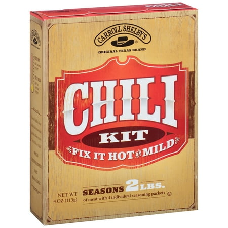 Carroll She lby's Original Texas Brand Chili Mix, 4 oz