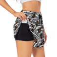 thumbnail image 1 of Balery Haloween Pumpkins Pantalones cortos deportivos para mujer con forro y dos bolsillos, elásticos, para entrenamiento, gimnasio, yoga-Small, 1 of 7