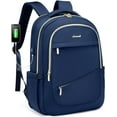 thumbnail image 5 of Lovevook Laptop Backpack for Women, Stylish Business Travel Work Bag with USB Charging Port, Water-Resistant Nurse Teacher College Computer Bag Daypack Fits up 15.6" Laptop, 5 of 8