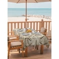 thumbnail image 2 of Outdoor Tablecloth with Umbrella Hole for Patio/Picnic/Party/Camping, Summer Starfish Waterproof Table Cloth Rectangle Table Cover Washable, Coastal Cream Ocean Earthy Tones (52"x 70"), 2 of 9