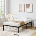 thumbnail image 1 of Bed Frame - Sturdy Metal Platform Twin Size,Metal Bed Frame Heavy Duty Steel Slat Support,Easy Assembly Noise Free with Storage Space No Box Spring Needed, 1 of 9
