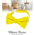 thumbnail image 6 of Vittorio Farina Boy's Solid Silky Bow Tie, 6 of 172