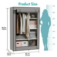 thumbnail image 4 of BAOKALER Ready-to-Use Green Portable Closet:6 Shelves,1 Hanging Rod&4 Side Pockets–Perfect for Bedrooms,Living Rooms,Cloakrooms,Garages, Dorms&Apartments, 4 of 11