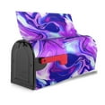 thumbnail image 3 of Naloa Swirl Print Blue Purple1 Mailbox Covers Magnetic Post Box Cover Post Letter Box Cover Garden Decor-25.5x21 in, 3 of 8