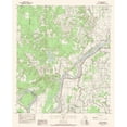 thumbnail image 3 of USGS 20x24 Black Modern Wood Framed Wall Art Titled - Effie Louisiana Quad - USGS 1983, 3 of 5