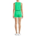 thumbnail image 3 of No Boundaries Juniors’ Henley Tank Top and Shorts Set, 2-Piece, 3 of 5