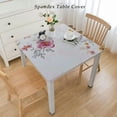 thumbnail image 2 of nygtbtfer  White Easter Tablecloth Rectangle and Spillproof Oblong Floral Spring Table Cloth for Dining Room, Outdoor Picnic and Wedding,, 2 of 7