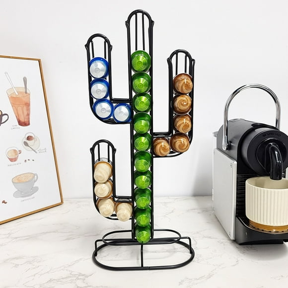 Nespresso Cactus Gold Coffee Capsule Holder Metal Capacity 48 capsules