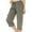 Gray #092, variant on Women's Cargo Capris Hiking Lightweight Quick Dry Summer Outdoor Casual Travel Pants with Pockets Army Green 2XL