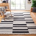 thumbnail image 2 of SAFAVIEH Natura Qendro Striped Area Rug, Ivory/Black, 8' x 10', 2 of 9