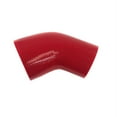 thumbnail image 2 of Universal Red Silicone 2.5" to 3" Coupler 45 Degree Angled Elbow Hose 4-Ply, 2 of 5