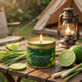 マドカリンダル　SCENTED CANDLE Mainstays 14oz Citrus and Citronella Outdoor Fragranced Candle