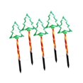 thumbnail image 2 of Almencla Christmas Tree Solar Landscape Lights Lawn Lamp for Lawn Front Porch Pathway 5 Stake Lights, 2 of 8
