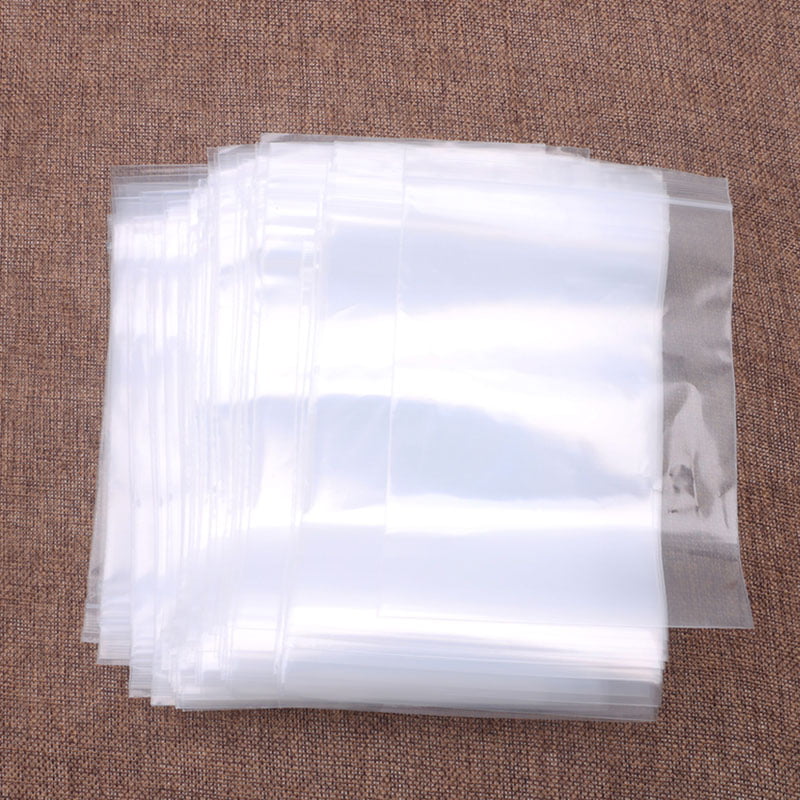 Grip Seal Small Plasti Bags Resealable Press Seal Poly Clear Zip Lock Baggy 100 