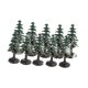 thumbnail image 2 of 10x Mini de Navidad artificial realista Micro paisaje de Navidad verde para arquitectura paisaje decoración de escritorio diseño proyectos Baoblaze miniaturas de casa de muñecas, 2 of 8