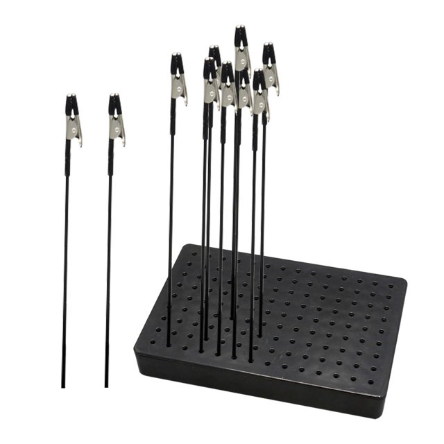 Soporte de Pintura Base Hobby Clip de Soporte Herramienta de Modelado Artesanía DIY Aerógrafo Pulverización Hobby Piezas de Modelado , Soporte S Clip 10 Clip