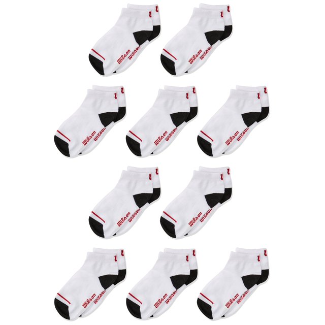 Wilson 10 Piezas Tin para Niños, color Blanco/Negro, Talla MD (19-22 CM), 8813