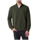 thumbnail image 2 of pstuiky camisas de manga larga para hombre, Blusa/camisa de moda para hombre, de color liso, con cuello alto, cremallera y botones. Tops de hombre s, 2 of 8