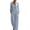189#Light Blue, variant on 2 Piece Linen Set for Women Loose Fit Button Down Sets Casual Vacation Outfits Cotton Linen Pants Suit Navy 2XL
