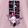 thumbnail image 2 of Girl's Spider-Man: Across the Spider-Verse Spider Gwen Paint Splatter Graphic Tee Light Pink X Large, 2 of 4