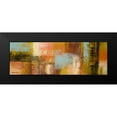 thumbnail image 2 of Marcon, Michael 14x7 Black Modern Framed Museum Art Print Titled - Departures I, 2 of 5
