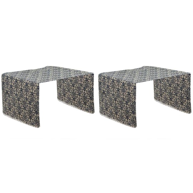 2X Cubierta Antipolvo Del Refrigerador de Porcelana Azul Y Cubierta de la Lavadora con Bolsa de Almacenamiento Cubierta Solar Universal