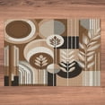 thumbnail image 6 of Ambesonne Monstera Jigsaw Puzzle Durable Cardboard, Boho Arrange Mid Century, 1000 pcs, Dark Cocoa Pale Brown, 6 of 6