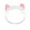 White, variant on Bmisegm Headbands for Women Plush Cat Ears Spa Makeup Skin Care Facial Daily Comfortable Face Wash Headband White