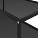 thumbnail image 3 of Mesa de café VidaXL rectangular de vidrio templado negro, 3 of 4