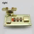 thumbnail image 2 of Lefu 1Set 65*29mm Combination Lock Wooden Box Fixed Lock Suitcase Combination Lock, 2 of 7