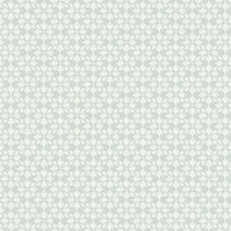 Chesapeake Phlox Light Blue Floral Stamp Wallpaper