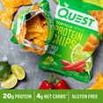 thumbnail image 3 of (8 pack) Quest Tortilla Style Protein Chips with 20g of Protein, Chili Lime Flavor, 1.1 Oz, Single, 3 of 16