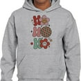 thumbnail image 2 of Daisy Ho Ho Ho Hoodie Sweatshirt Unisex 2X-Large Grey, 2 of 5