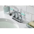 thumbnail image 3 of Kingston Brass FB5611CKL Kaiser 4 in. Centerset Bathroom Faucet with Pop-Up Drain, Polished Chrome, 3 of 5